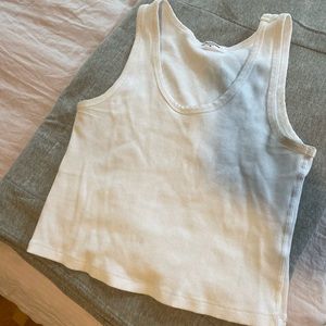 Perfect white tee blondie tank
